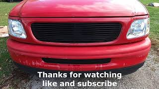 Player Profile F150 Headlights and Custom Billet Grilles Installation