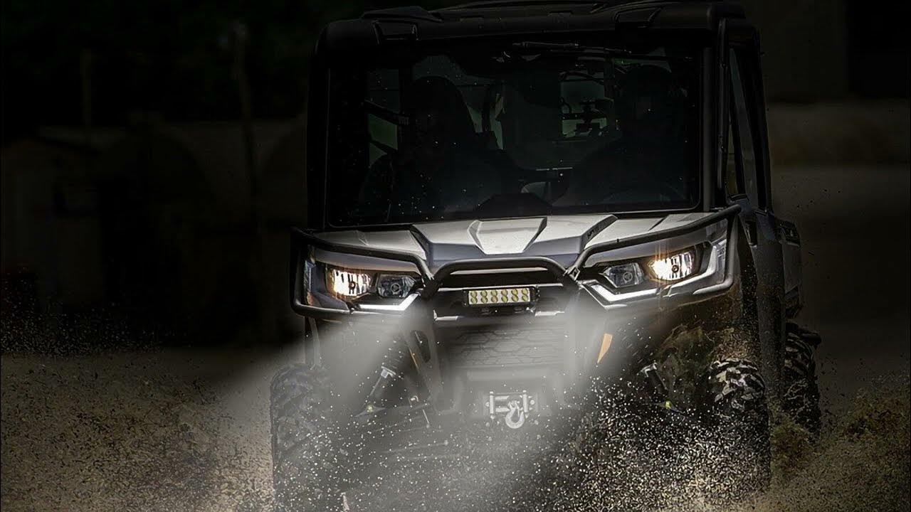 Can Am Defender LED Daytime Running Lights w/Flashing Light 20202023