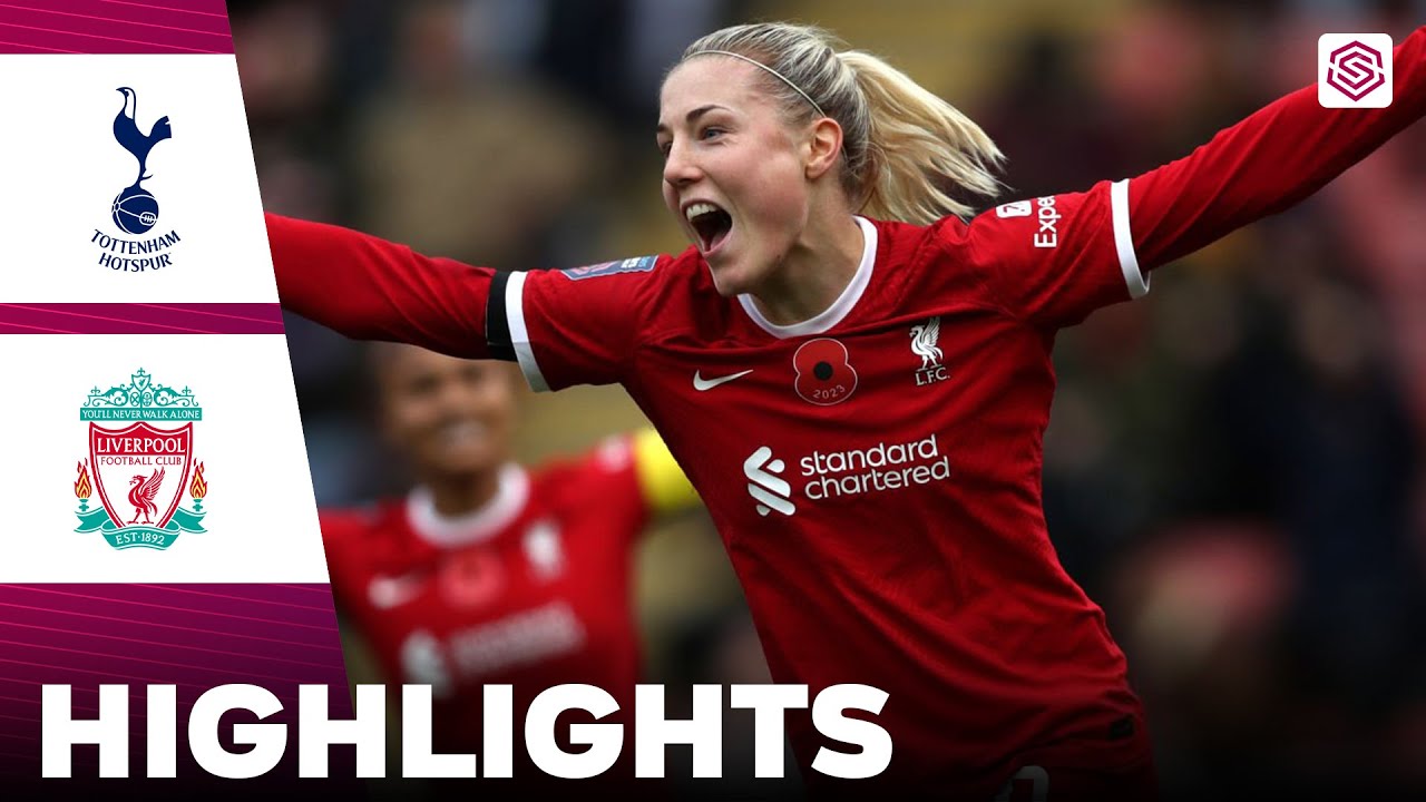 Tottenham Hotspur vs Liverpool LIVE: Women's Super League result