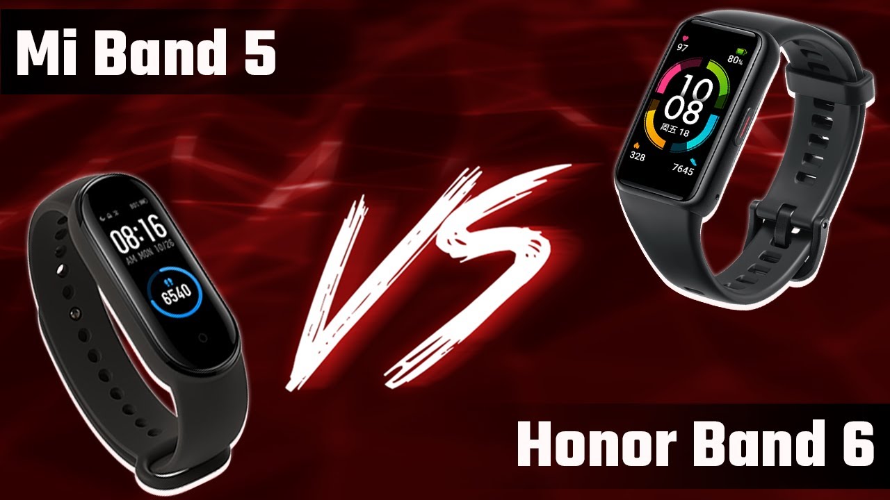 Mi Band 5 vs Honor Band 6 - Smartwatch Specs Comparison