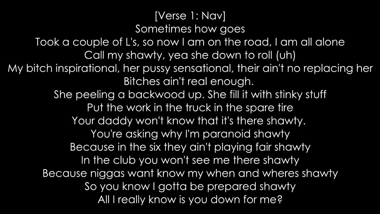 Nav Ten Toes Down Lyrics