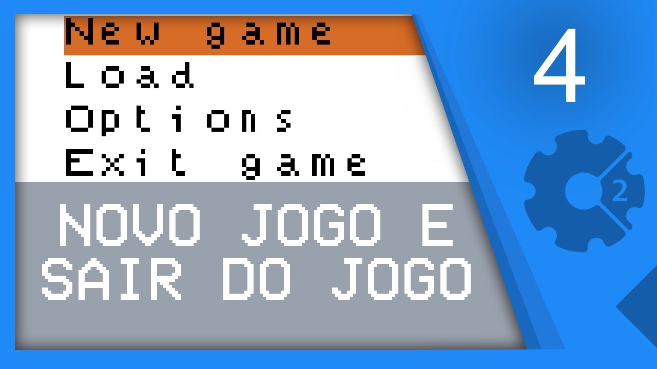[CONSTRUCT 2] NOVO JOGO E SAIR - Menu Principal 4/11