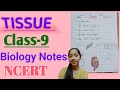 NCERT biology class 9 ch 2 tissues notes|handwritten|pdf in description of table