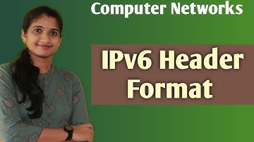Lec-36: IPv6 Header Format | Computer Networks(malayalam)
