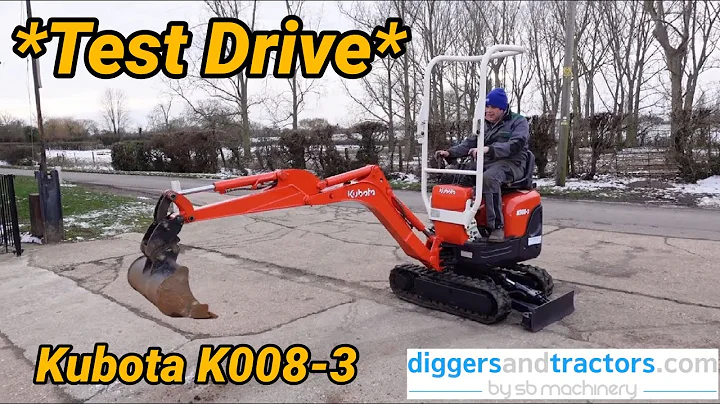 💥 Kubota 008-3 Mini Excavator *Test Drive* | diggersandtractors.com