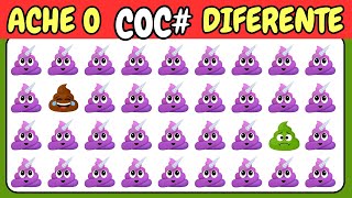 🕵️‍♂️🧠👀ACHE O EMOJI DIFERENTE Edição Charadas Com Emojis SÓ 5% ACERTA METADE DOS JOGOS