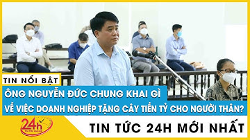 Vụ Thổi giá cây xanh: Ông Nguyễn Đức Chung khai doanh nghiệp gạ gẫm, tặng cây tiền tỷ cho người thân