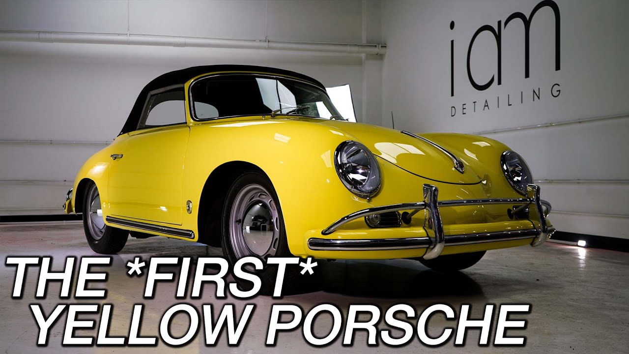1957 Porsche 356 - The First Yellow Porsche Model EVER - I Am