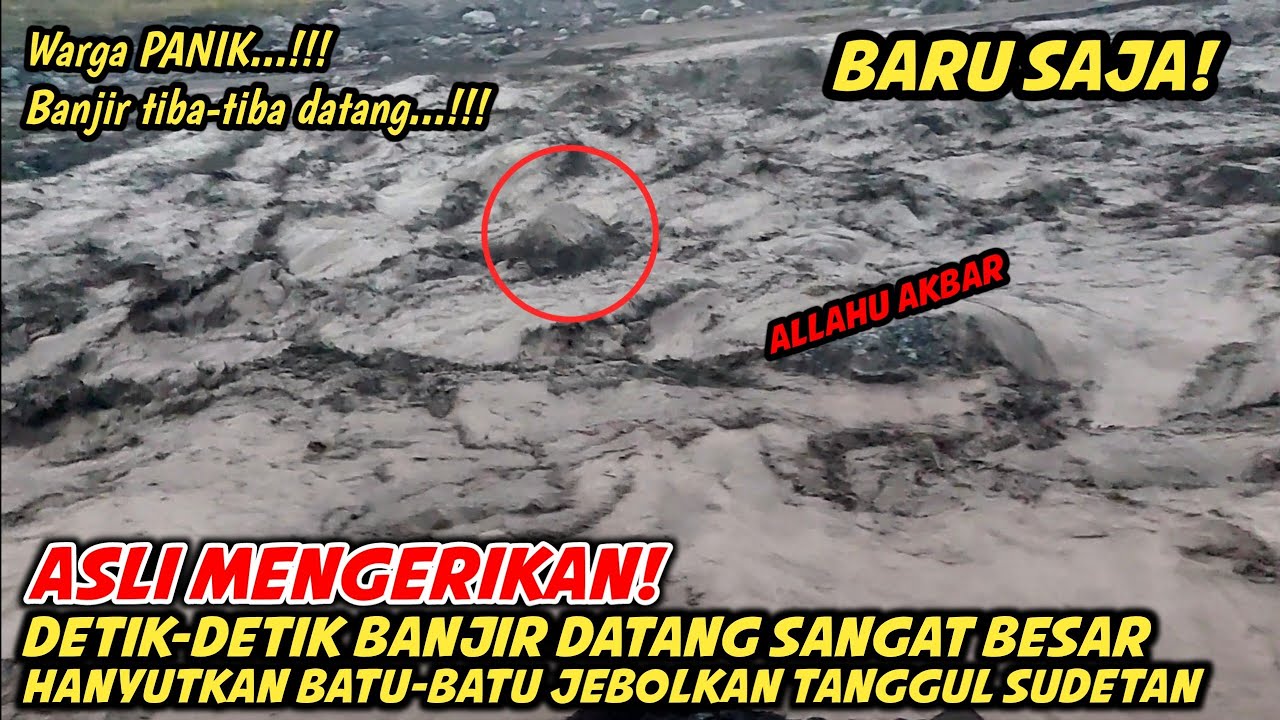 ASLI NGERI!‼️Tiba-tiba BANJIR LAHAR SEMERU Datang SANGAT BESAR