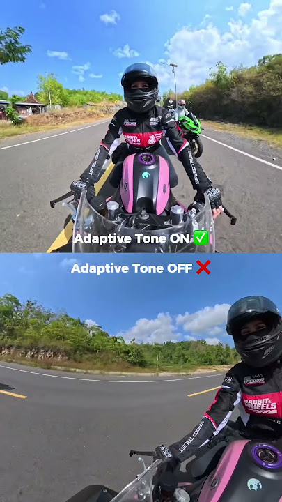 Pake Insta 360 X5 tanpa perlu setting lagi 🥳 #silvadmy #ladybiker #motovlog #sunmori