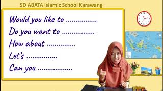 Kelas 6 bahasa inggris -  Kalimat ajakan 1