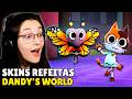 AS SKINS REFEITAS DA SCRAPS E FLUTTER FICARAM AINDA MAIS BONITAS!! | DANDY'S WORLD - ROBLOX