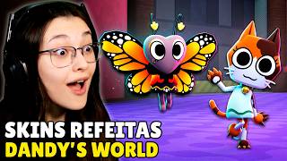 AS SKINS REFEITAS DA SCRAPS E FLUTTER FICARAM AINDA MAIS BONITAS!! | DANDY'S WORLD - ROBLOX