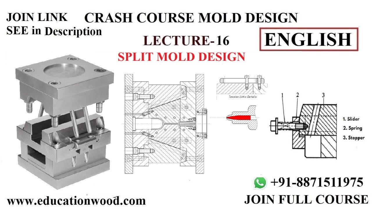 L-16 SPLIT MOLD Design & Circular Undercut Solutions in Mold Design ...