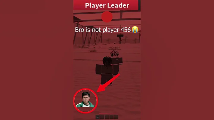 Bro is NOT PLAYER 456 😭😭😭 #funny #comedy #squidgame #memes #roblox #robloxmemes #shorts
