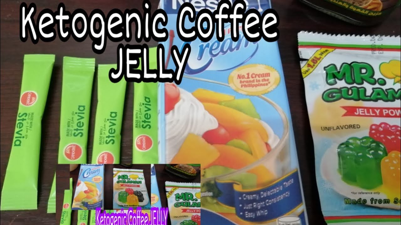 KETOGENIC COFFEE JELLY RECIPE OF KETOGENIC COFFEE JELLY YouTube