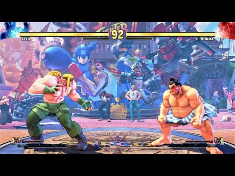 Alex vs E. Honda (Hardest AI) -Street Fighter V