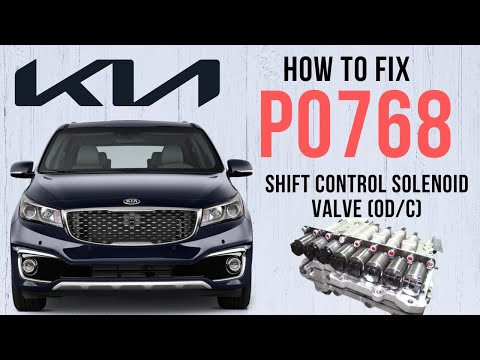 Test & Fix P0768 Shift Control Solenoid Valve (OD/C) | KIA Carnival (YP) 2015-20 | 3.3 MPI Engine