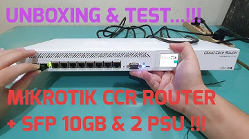 [UNBOXING] MIKROTIK CCR1009-7G-1C-1S+ 10GBPS CLOUD CORE ROUTER!!