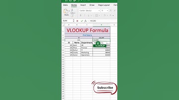 Vlookup Formula  #excel #exceltricks #excelformula #spreadsheetmagic #excelshortcuts #viral #shorts