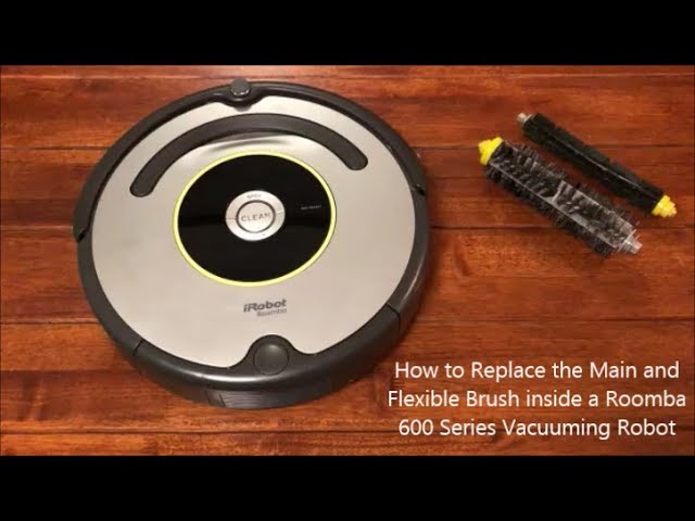 udarbejde smække Mekaniker How to Replace the Side Brush on a iRobot Roomba 600 Series Vacuum Cleaner  - YouTube