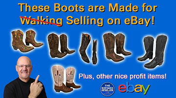 Cowboy Boots Made for Selling on eBay! [And Other  Garage Sale Hauls!]