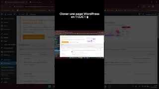 Cloner une page WordPress en 1 CLIC ! ️