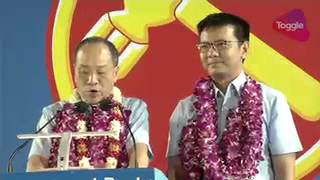 GE2015: Low Thia Khiang speaks at WP rally at Bedok Stadium, Sep 9