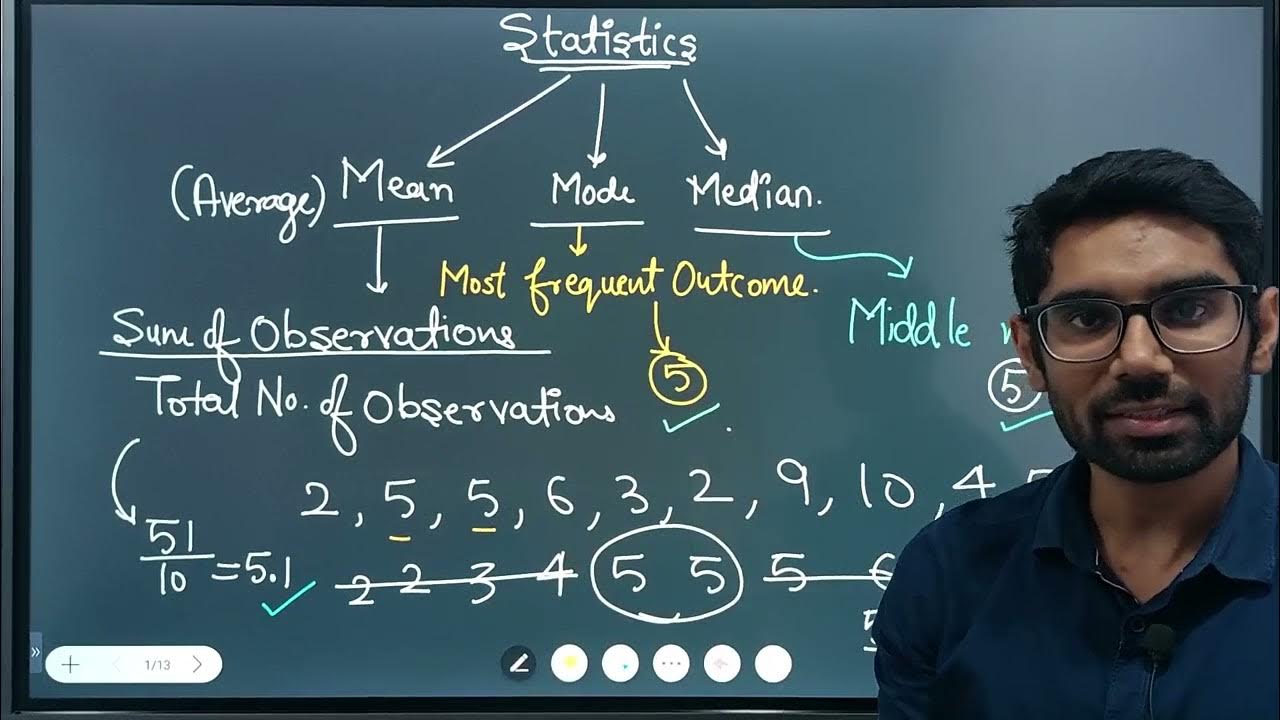 Statistics in one Shot Class 10th Maths CBSE by Ankit Sahu Sir at ...