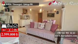 Çekirge Geniş Satılık Daire 3+1 Çekirge Devlet Hastahanesinin Üzerinde 0541 901 16 61 Resimi