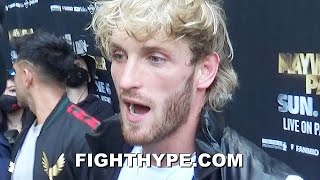 LOGAN PAUL IMMEDIATE REACTION TO BRAWL WITH MAYWEATHER & JAKE PAUL: "I TOLD HIM NOT TO DO IT"