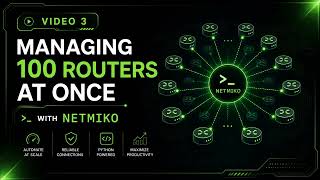 Scale Your Automation! Manage 100+ Routers at Once with Python & Netmiko