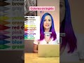 aprende los colores en inglés