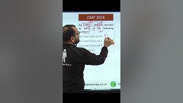 Number System UPSC CSAT 2025 | Number System Practice Questions CSAT | EduTap CSAT UPSC 2025 Maths