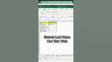 Extract LAST Name Easily with Excel Functions 🔥