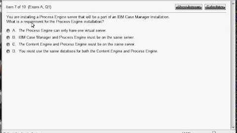 C2070-582 IBM FileNet Business Process Manager v5.1