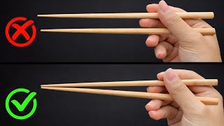 How to Use Chopsticks the Right Way — In Just 1 Minute | Tracy Tips screenshot 1