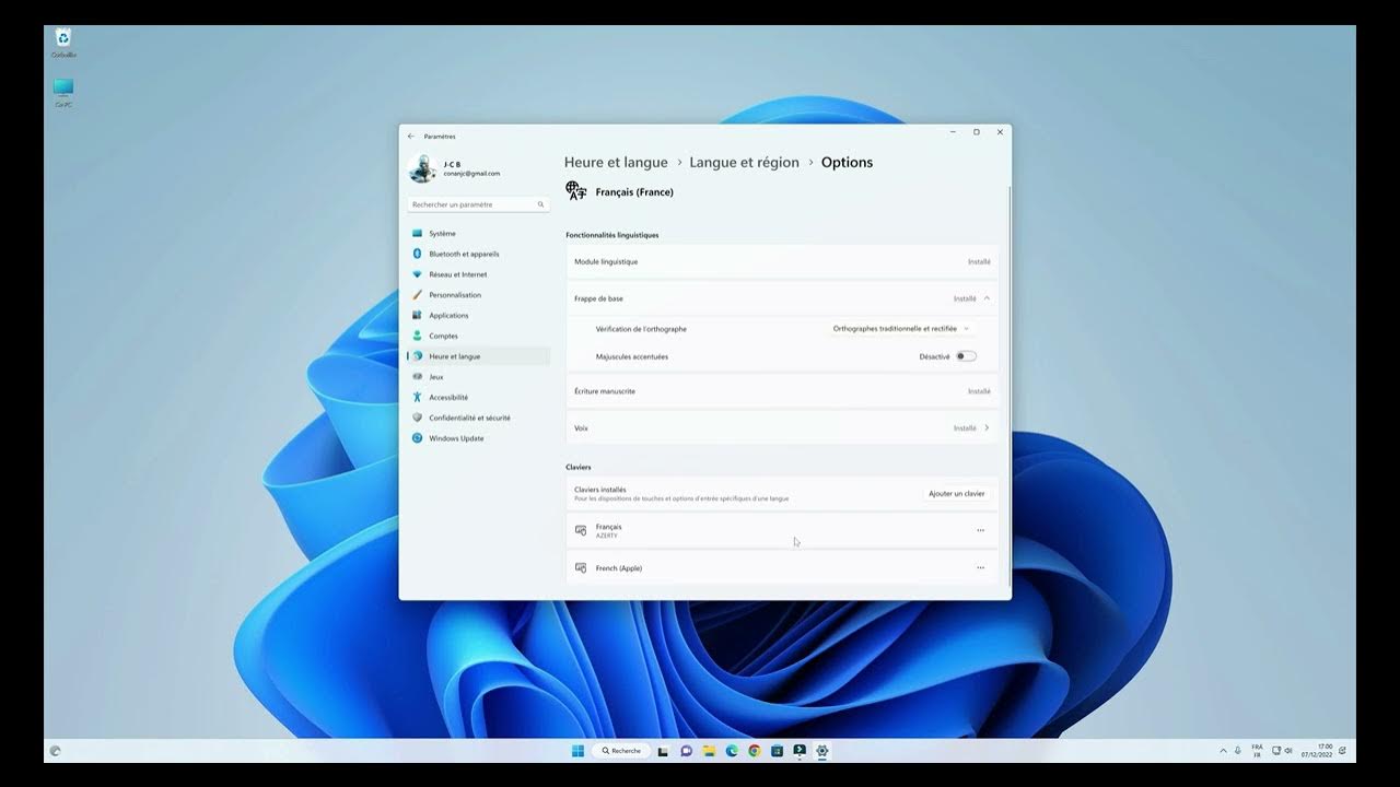 Configurer un clavier apple pour windows 11 youtube