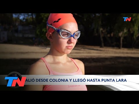 Tiene 18 años y se convirtió en la nadadora más joven en unir la costa a...