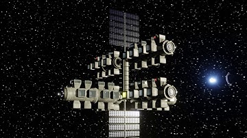 Blender Eevee Demo : Space Station
