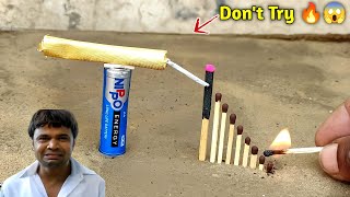 Golden Bomb Matchstick Amazing Cracker experiment 😜 || Diwali cracker testing 2024 😱🔥#crackers