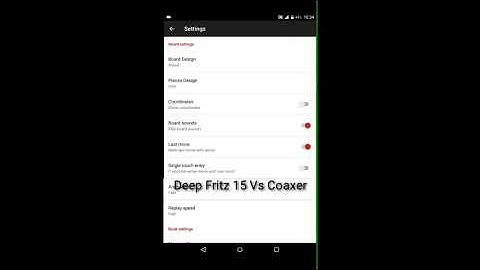 Fritz 15(android) vs Brainfish engine(Droidfish) w/ Goi 5 Opening book
