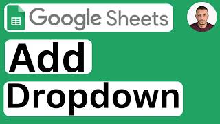 How to Make a Drop-Down Menu in Google Sheets