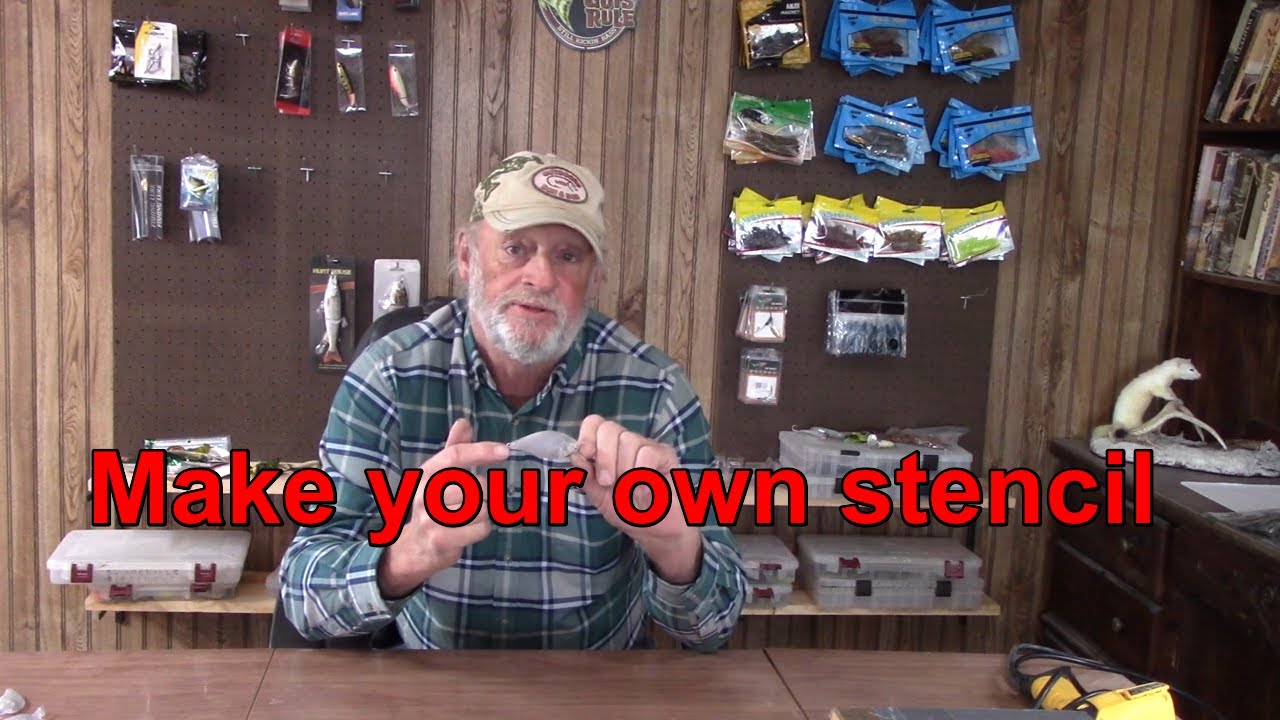 Make your own stencil - YouTube