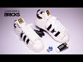 Lego 10282 Adidas Originals Superstar Left and Right Shoe Speed Build