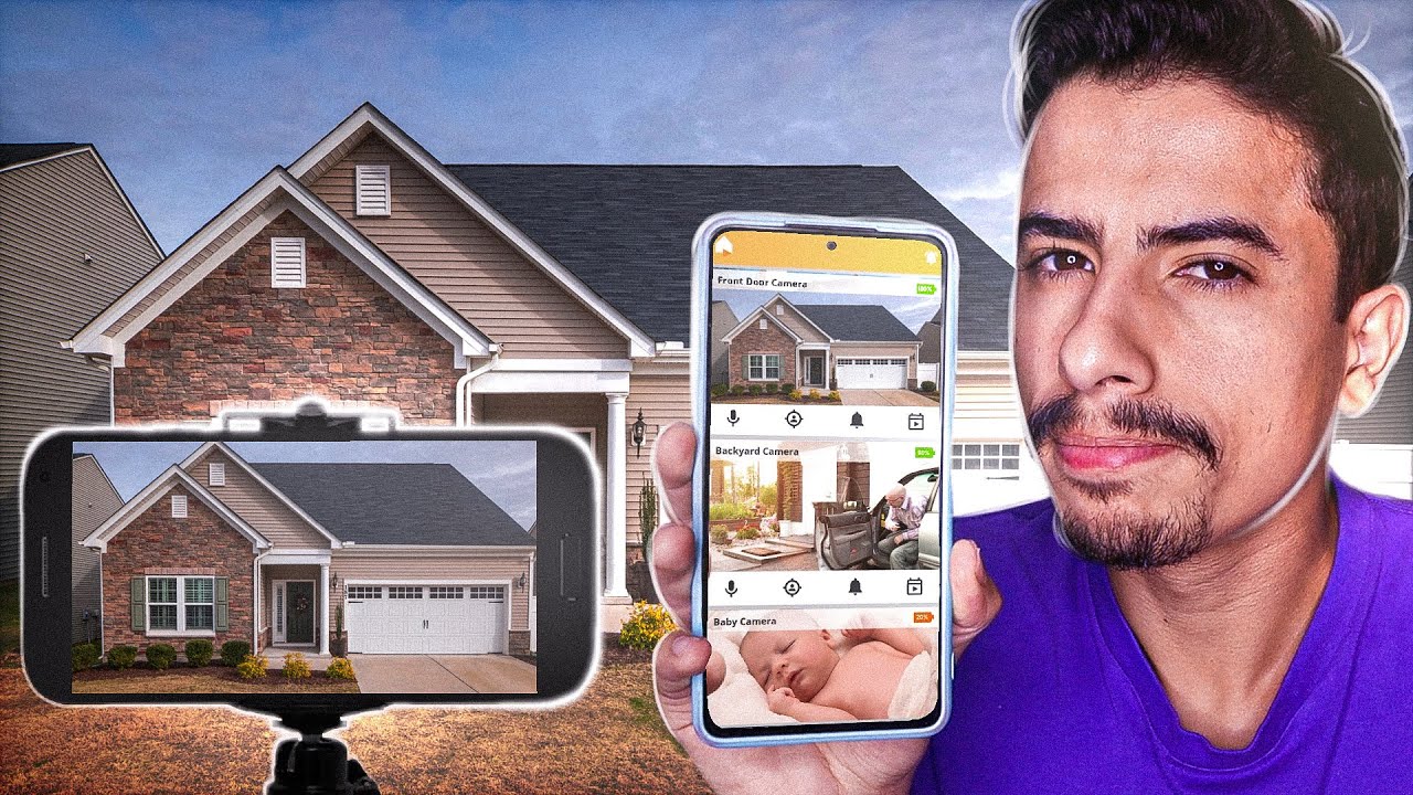 Como USAR CELULAR como CÂMERA DE SEGURANÇA para SUA CASA! - YouTube