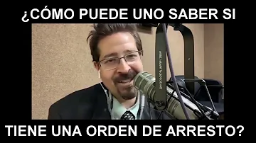 ¿Cómo puedo saber si tengo una orden de detención?