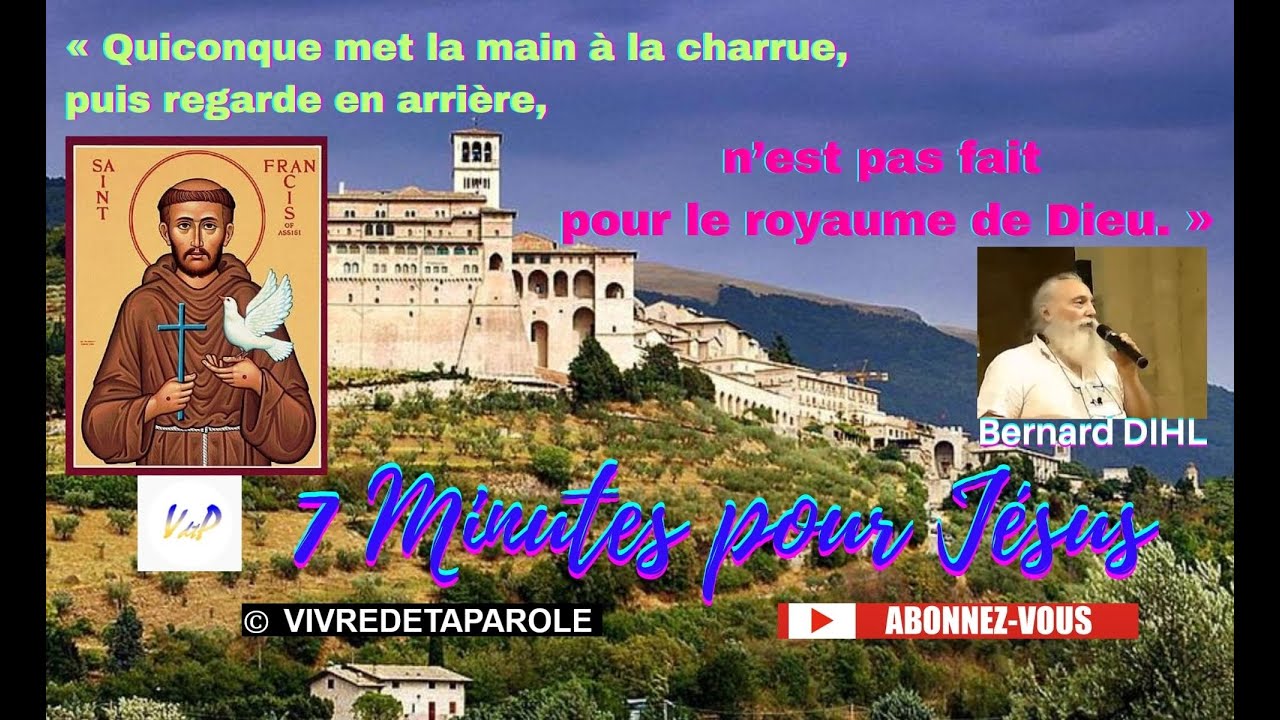 7 MN POUR JESUS Quiconque Met La Main La Charrue Puis Regarde En 7 mn pour jesus quiconque met la main la charrue puis regarde en