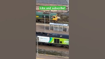 Class 68 light loco at speed with a tone #trainvideos #railway #train #trainsatspeed #britishtrains