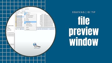 Q! Tip™ - Optimize PDM file preview window in SOLIDWORKS PDM